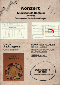Musikschule meets Gesamtschule Hattingen am 10.03.24